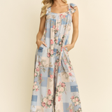 Floral Wide-Leg Jumpsuit