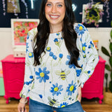 Busy Bloom Top