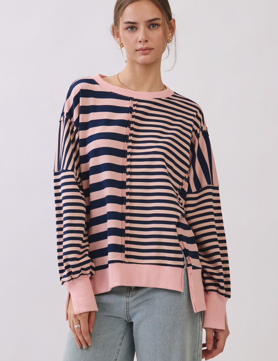 Stripe Me Up Pullover