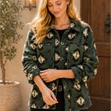 Relaxed Fit Front Pocket Knit Shacket Sweater - PREORDER