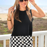 PREORDER- Checkerboard Checkered Skort