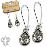 Austrian Small Crystal Teardrop Earring - 2 Styles
