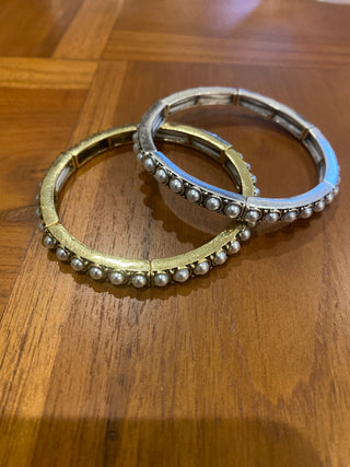 Pearl Bubble Stretch Mini-Mini Bracelet - 2 Colors