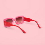Deco Sunglasses  Pink + Red