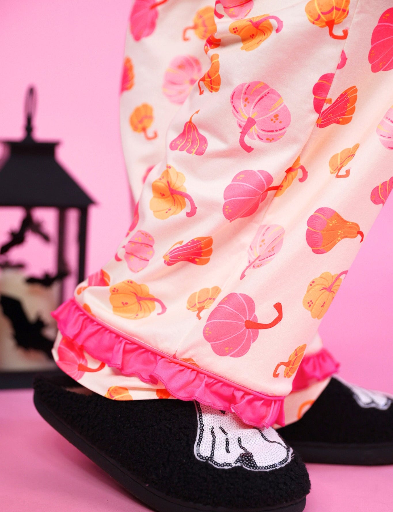 PREORDER- Blushing Pumpkins Ruffle Pajama Set