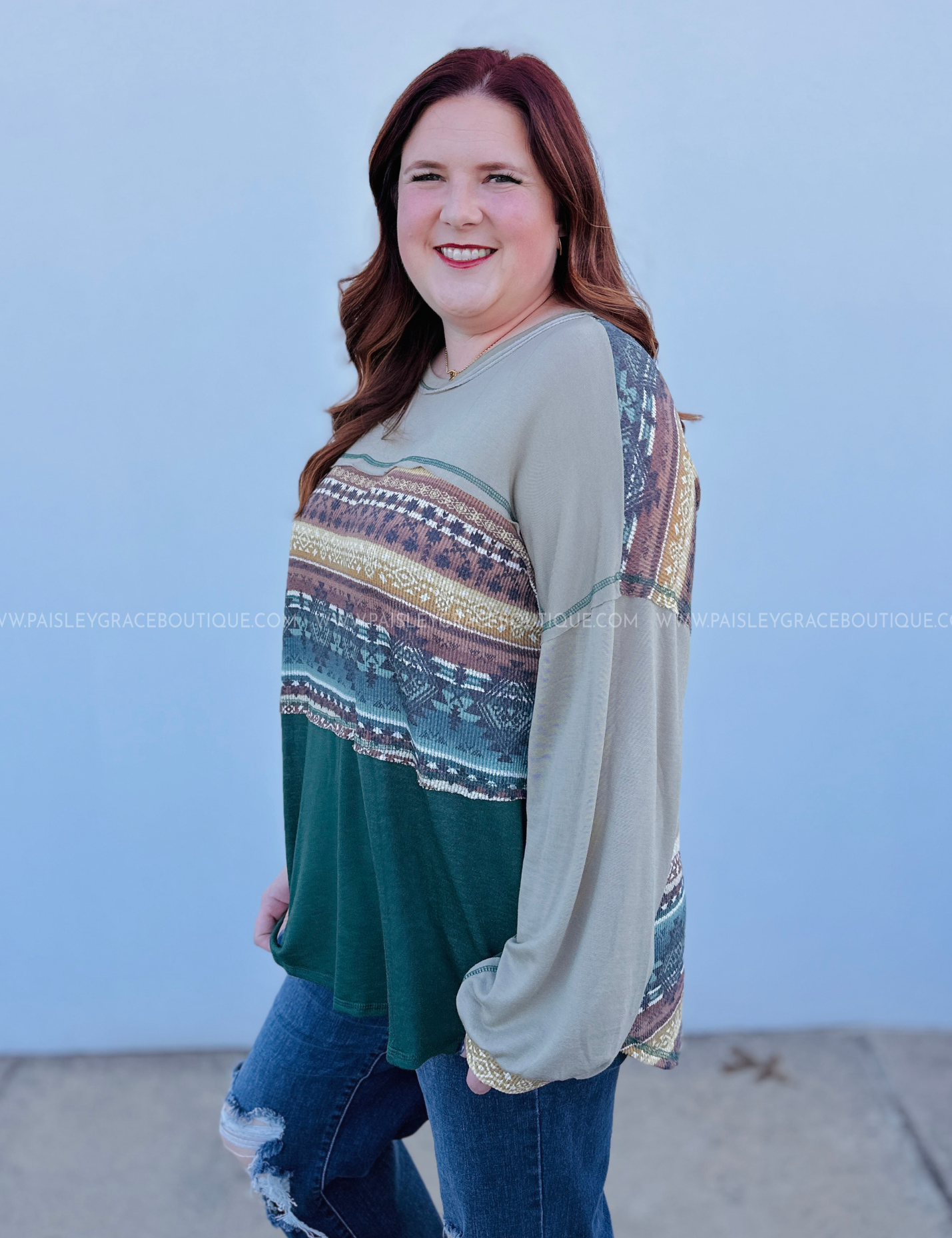 Gonna Be Alright Top - Sage* FINAL SALE *