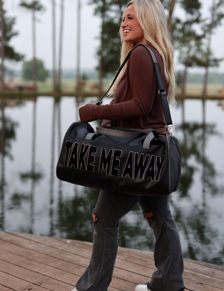 Duffle Bag – Take Me Away – Black/Grey