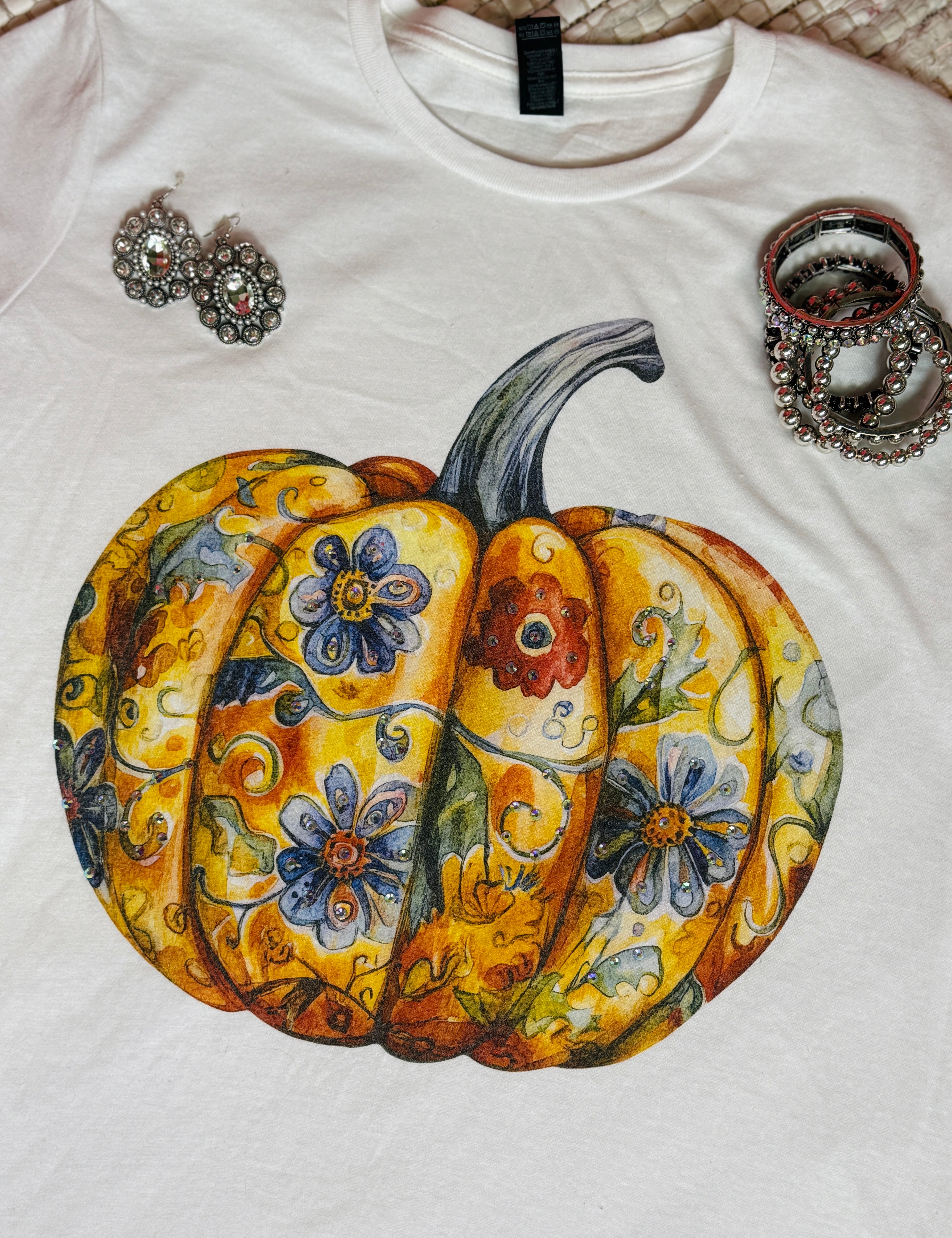 Wildflower Pumpkin Boujee Tee