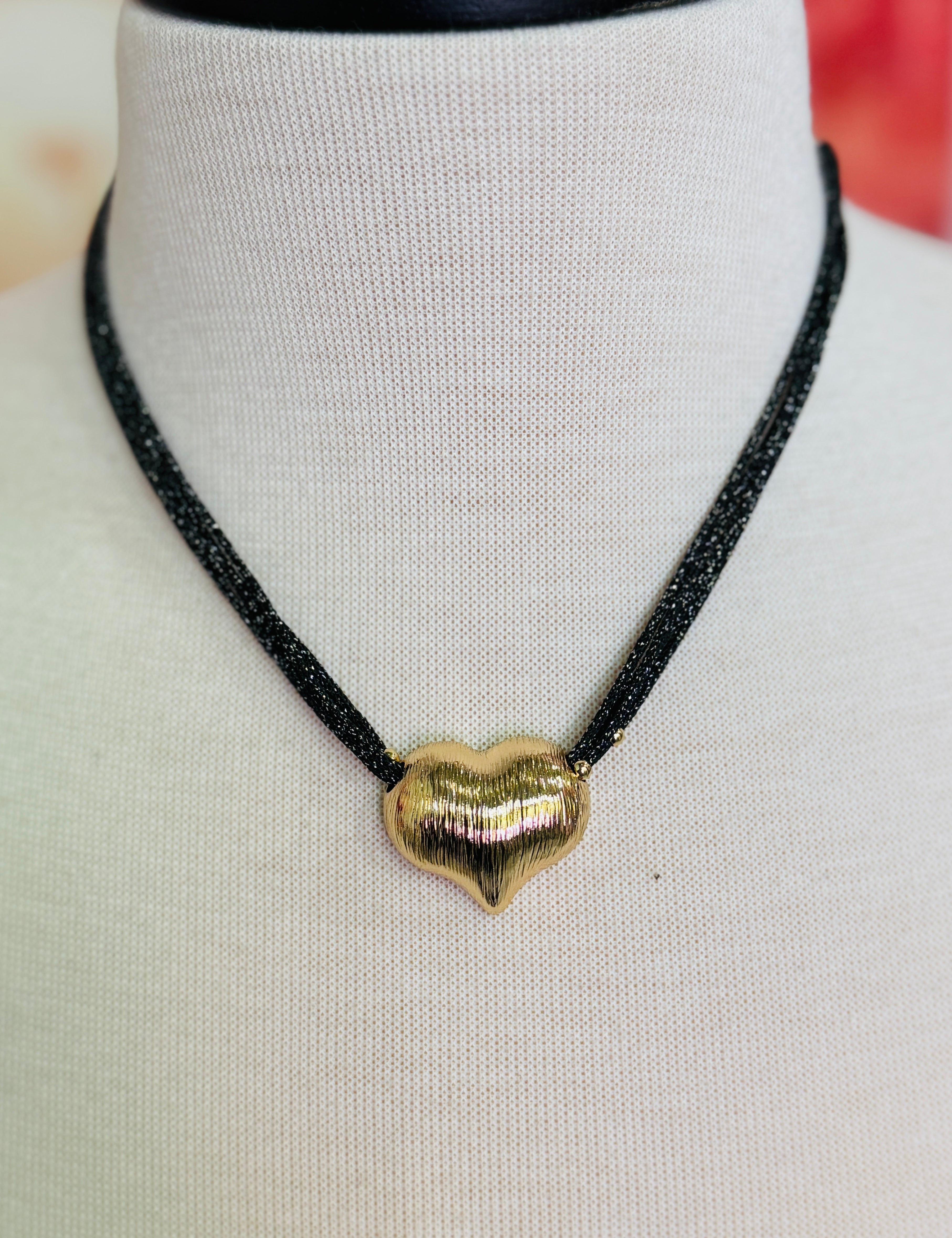 Josephine Heart Necklace - 2 Styles