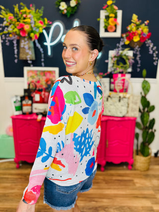 Painted In Petals Top