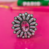 Blossom Pearl Crystal Shirt Slide