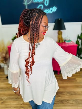 Something Else Top - Beige