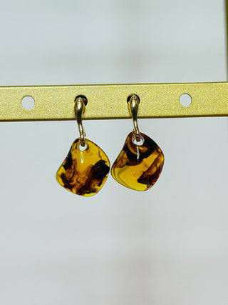 Kayla Amber Earrings