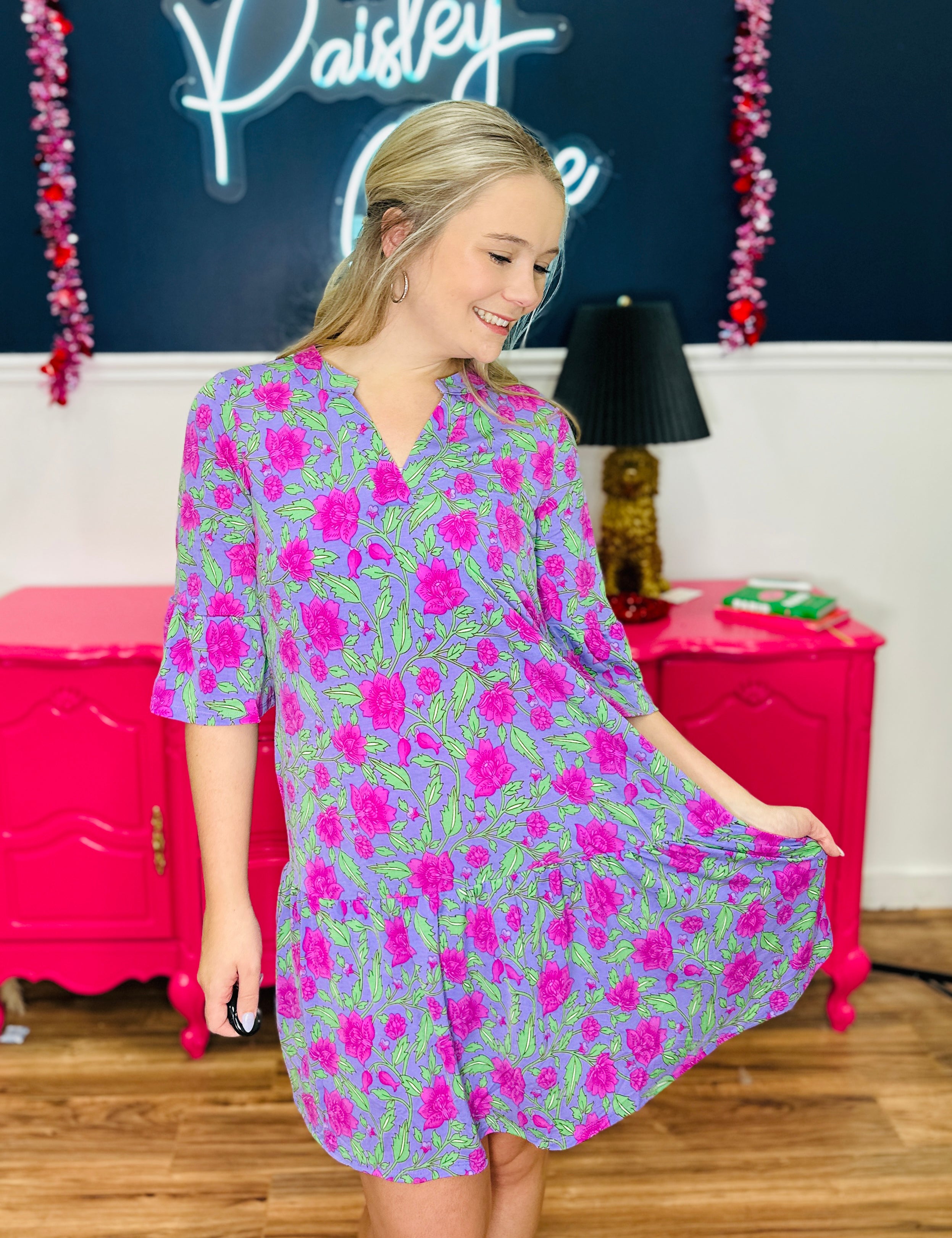 Dear Scarlett Setting The Scene Lizzy Sunday Dress - FINAL SALE