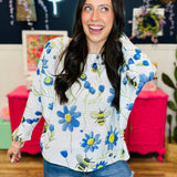 Busy Bloom Top