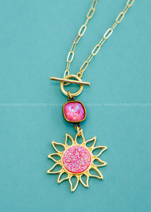 Dawn Pendant Necklace by Pink Panache