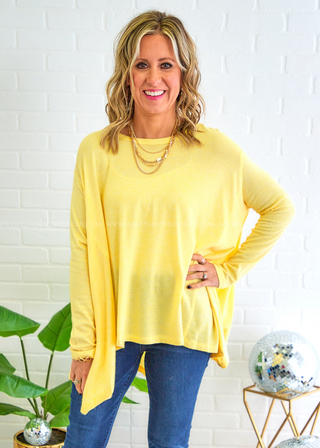 Beach Town Top - Yellow - FINAL SALE