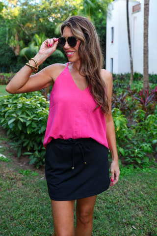 After Dark Black Skort