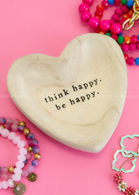 Load image into Gallery viewer, Wood Heart Trinket Tray by Mudpie- Think Happy
