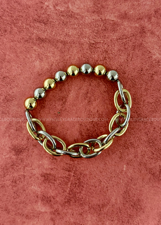 Isabelle Two-Tone Bracelet