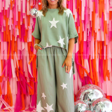 Under The Stars Set - Olive/White* FINAL SALE *