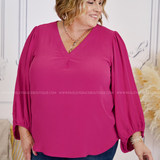 Whims Of Fate Top - Magenta* LAST ONES FINAL SALE *