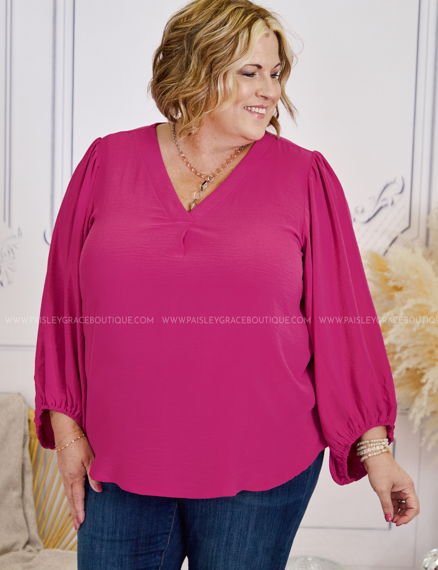 Whims Of Fate Top - Magenta* LAST ONES FINAL SALE *