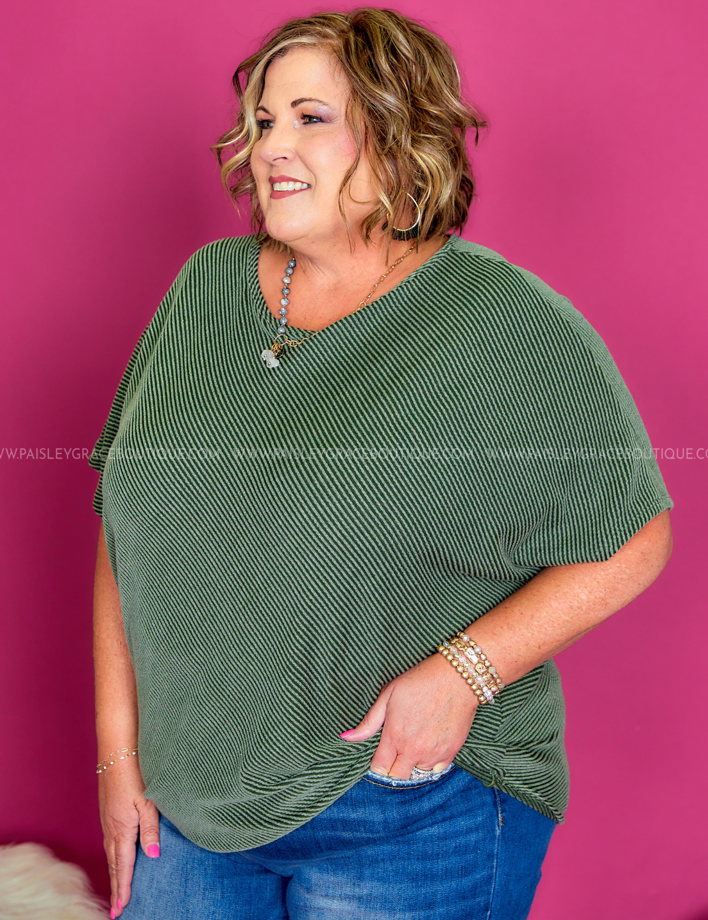 Bold Notions Top - Green - FINAL SALE