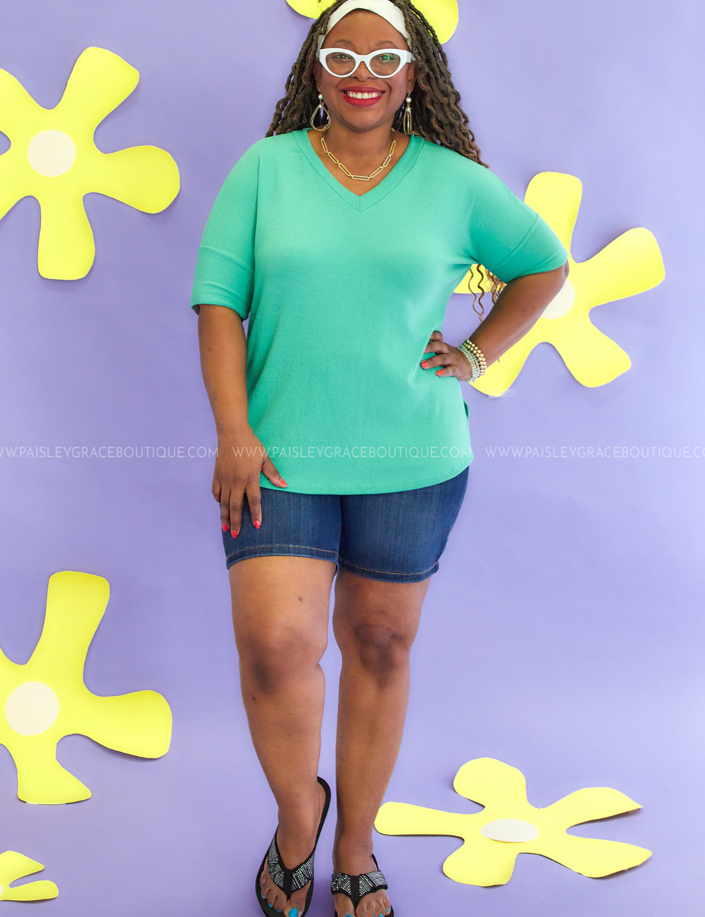 Carefree Days Top - Seafoam* LAST ONES FINAL SALE *