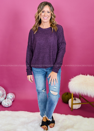 Amethyst Muse Top - Plum