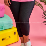 Nora Stretch Capri Jeggings - Black* LAST ONES FINAL SALE *