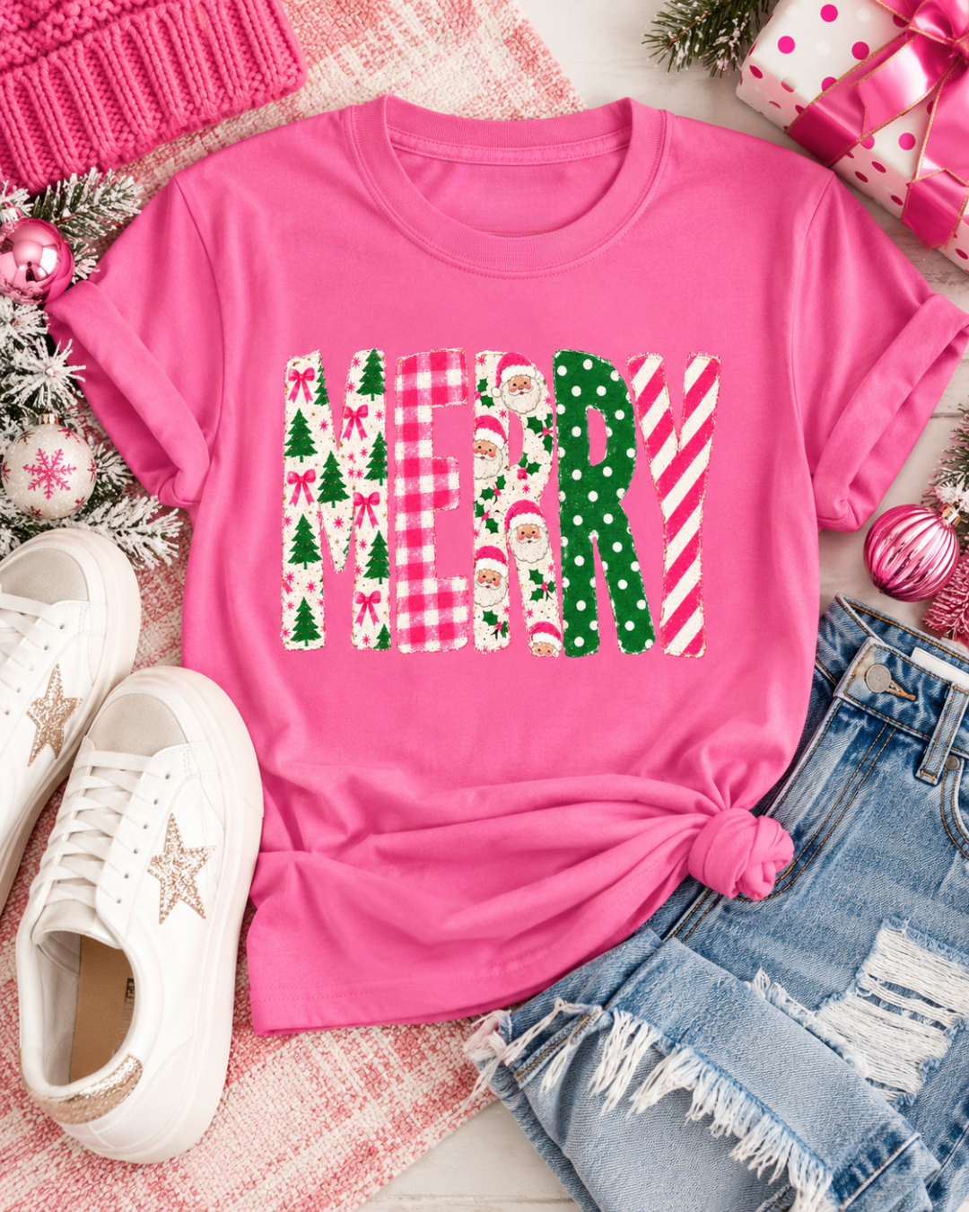 Pinkmas Cheer Tee or Sweatshirt