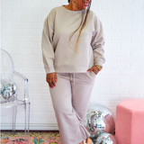 Serendipity Long Sleeve Top - Oatmeal - LAST ONES FINAL SALE