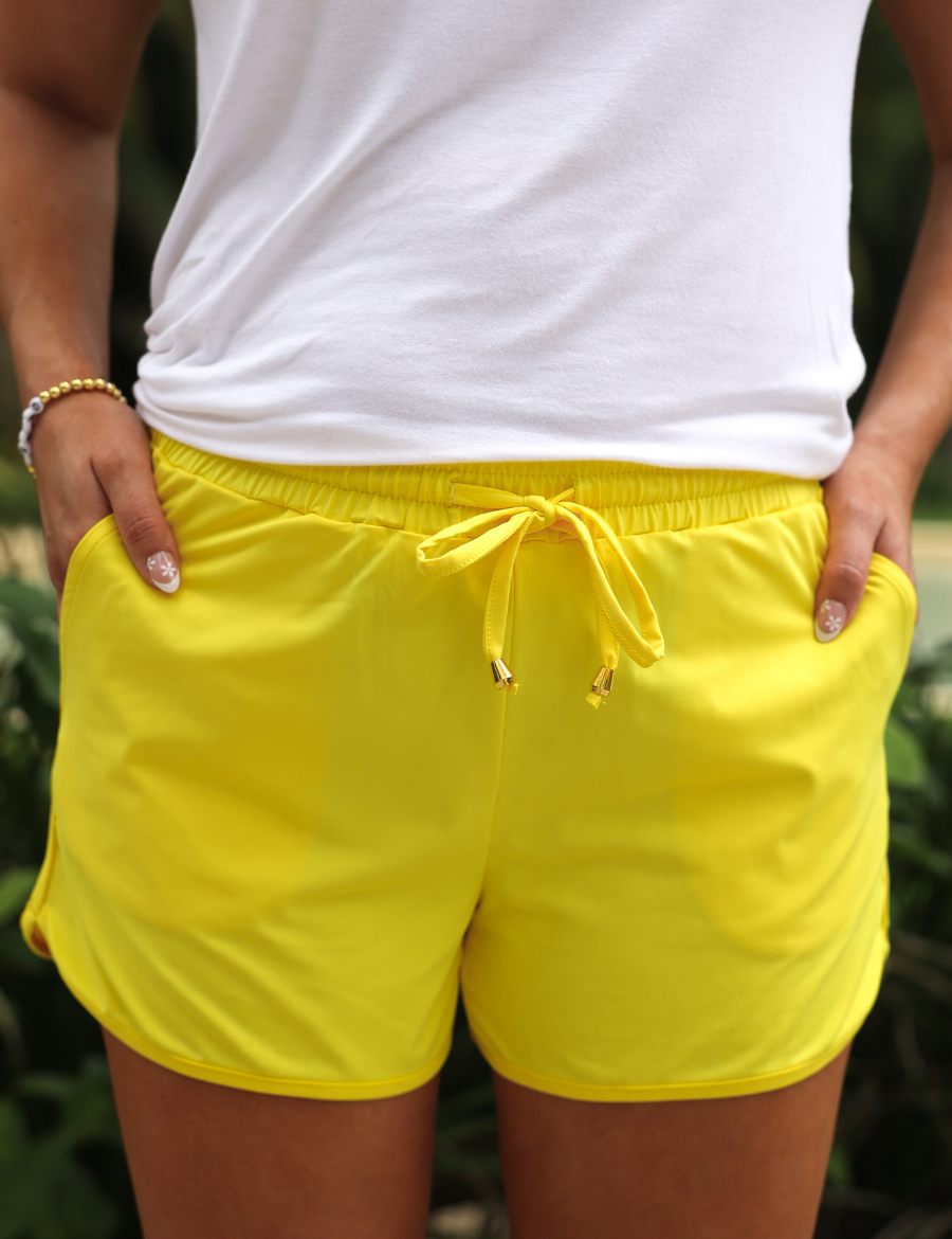 PREORDER- Solid Sunflower Yellow Everyday Shorts