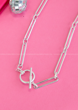 Load image into Gallery viewer, Jacklyn Paperclip Long Necklace
