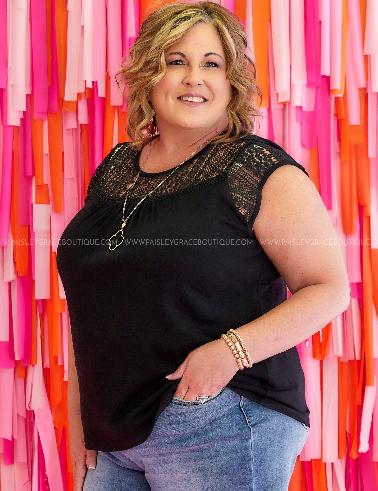 Loveliest Looks Top - Black - LAST ONES FINAL SALE