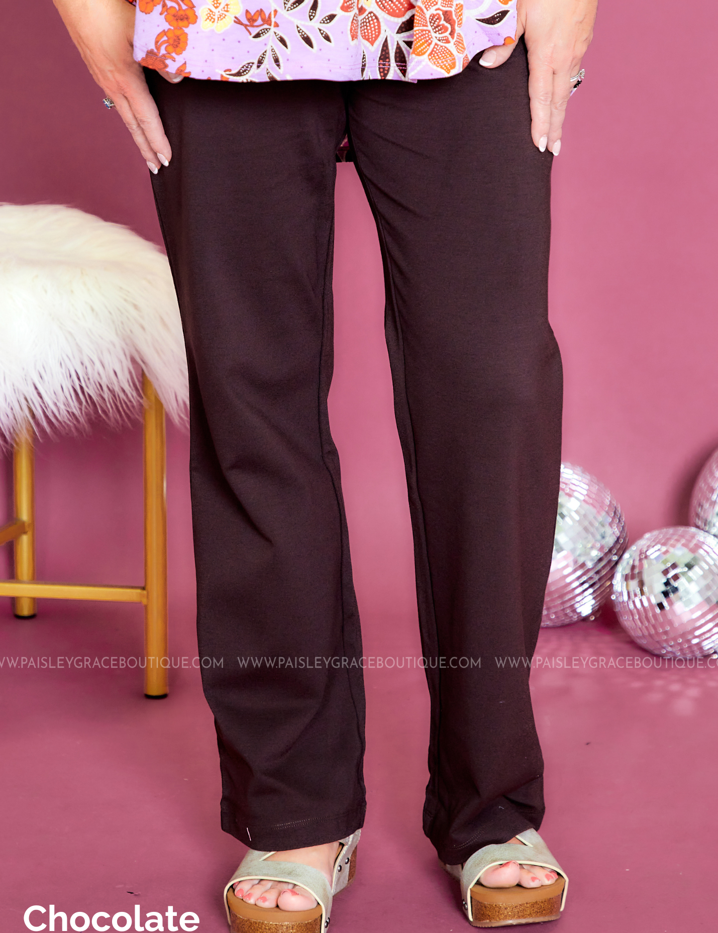 Chic Solid Straight Pants - Fall Colors - LAST ONES FINAL SALE