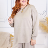 Got That Confidence Top - Stone* FINAL SALE *