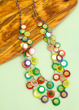 Load image into Gallery viewer, Larisa Multicolored Necklace &amp; Earring Set
