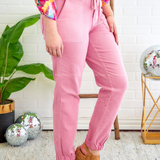 Bridget Pink Joggers by Judy Blue* FINAL SALE *