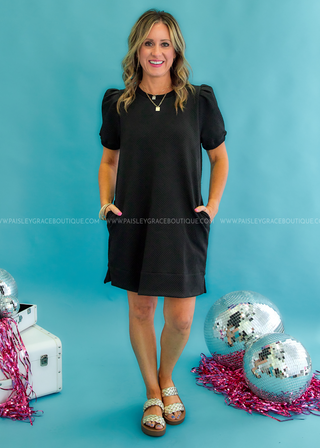 Get The Picture Dress - Black - FINAL SALE