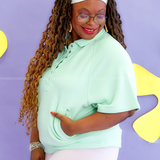 Rae Mode Collared Short Sleeve Top - 4 Colors* FINAL SALE *