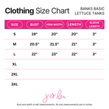 PREORDER- Banks Basic Lettuce Tank- White