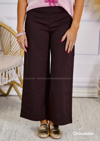 Chic Solid Wide Leg Crop - 10 Colors - WICKED DEAL