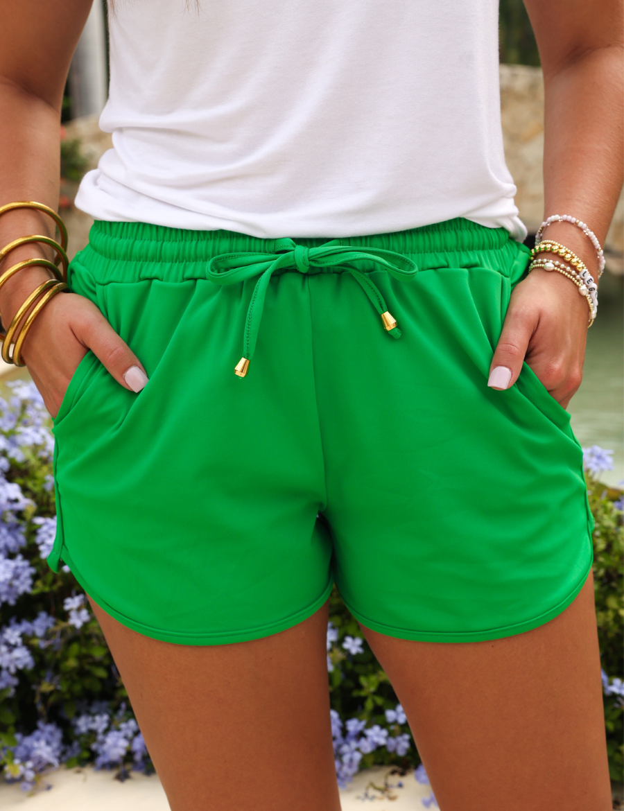 PREORDER- Solid Green Everyday Shorts