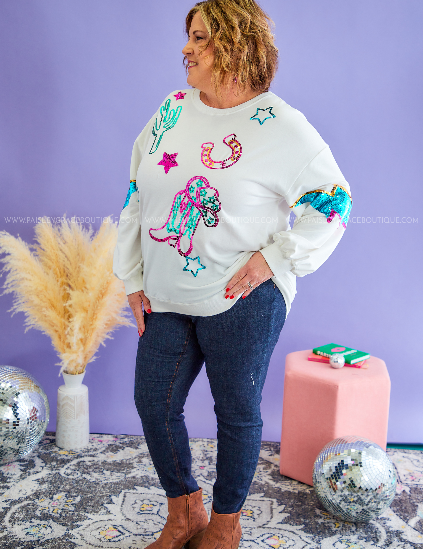 Rodeo Roundup Pullover - LAST ONE FINAL SALE
