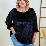 Velvet Dreams Top - Black* LAST ONES FINAL SALE *