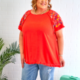 Sunny In Sao Paulo Top - Red - LAST ONES FINAL SALE