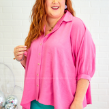 Breeze In My Hair Top - Pink - LAST ONES FINAL SALE