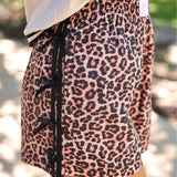 PREORDER- Bow Trim Boxer Shorts- Safari Chic